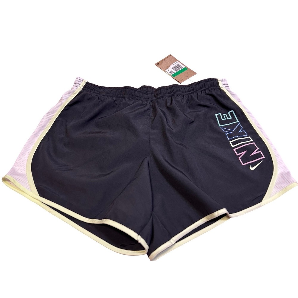 Nike Multi-Color Graphic Standard Fit Running Shorts Black Sz XL NWT